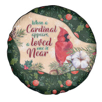 Memorial Cardinal Christmas Spare Tire Cover When A Cardinal Appears Loved One Is Near - Wonder Print Shop
