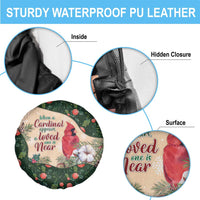 Memorial Cardinal Christmas Spare Tire Cover When A Cardinal Appears Loved One Is Near - Wonder Print Shop