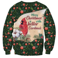 Memorial Cardinal Christmas Sweatshirt When A Cardinal Appears Loved One Is Near - Wonder Print Shop