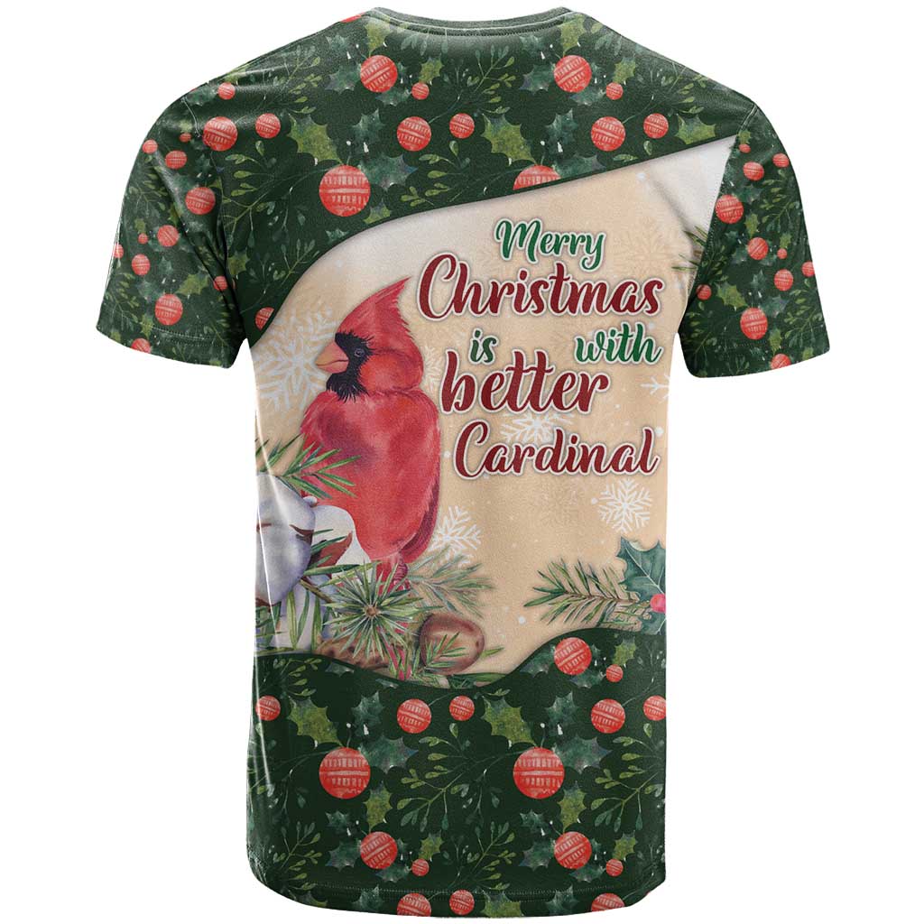 Memorial Cardinal Christmas T Shirt When A Cardinal Appears Loved One Is Near - Wonder Print Shop