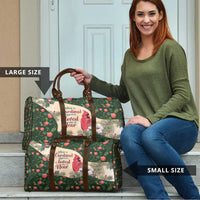Memorial Cardinal Christmas Travel Bag When A Cardinal Appears Loved One Is Near - Wonder Print Shop