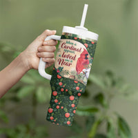 Memorial Cardinal Christmas Tumbler With Handle When A Cardinal Appears Loved One Is Near - Wonder Print Shop