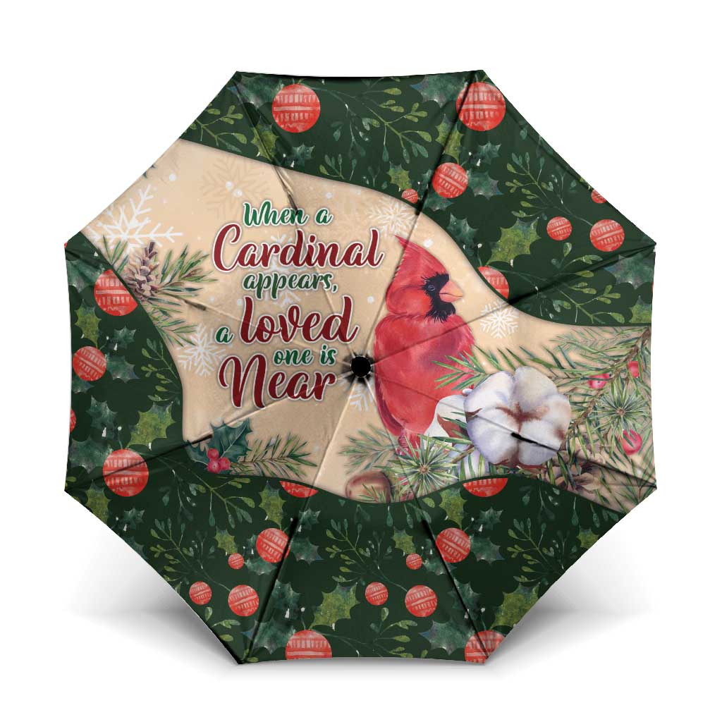 Memorial Cardinal Christmas Umbrella When A Cardinal Appears Loved One Is Near - Wonder Print Shop