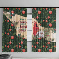 Memorial Cardinal Christmas Window Curtain When A Cardinal Appears Loved One Is Near - Wonder Print Shop