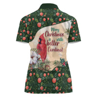 Memorial Cardinal Christmas Women Polo Shirt When A Cardinal Appears Loved One Is Near - Wonder Print Shop