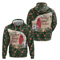 Memorial Cardinal Christmas Zip Hoodie When A Cardinal Appears Loved One Is Near - Wonder Print Shop