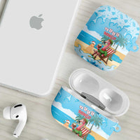 Christmas In July AirPods Case I Am The Flamingo Elf - Wonder Print Shop