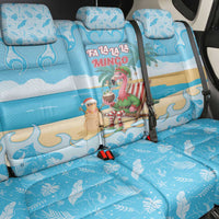 Christmas In July Back Car Seat Cover I Am The Flamingo Elf - Wonder Print Shop