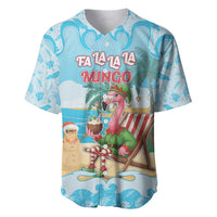 Christmas In July Baseball Jersey I Am The Flamingo Elf - Wonder Print Shop