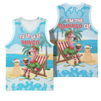 Christmas In July Basketball Jersey I Am The Flamingo Elf - Wonder Print Shop