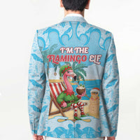 Christmas In July Blazer I Am The Flamingo Elf - Wonder Print Shop