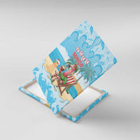 Christmas In July Canvas Wall Art I Am The Flamingo Elf - Wonder Print Shop