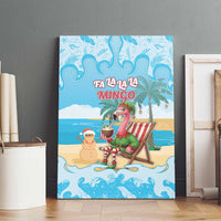 Christmas In July Canvas Wall Art I Am The Flamingo Elf - Wonder Print Shop