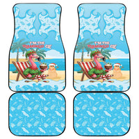Christmas In July Car Mats I Am The Flamingo Elf - Wonder Print Shop
