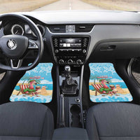 Christmas In July Car Mats I Am The Flamingo Elf - Wonder Print Shop