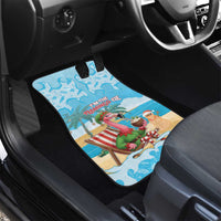 Christmas In July Car Mats I Am The Flamingo Elf - Wonder Print Shop