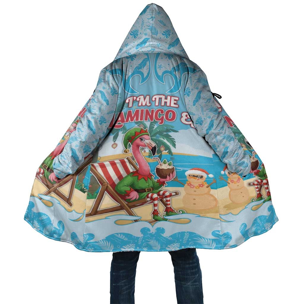 Christmas In July Cloak I Am The Flamingo Elf - Wonder Print Shop