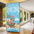 Christmas In July Door Cover I Am The Flamingo Elf - Wonder Print Shop
