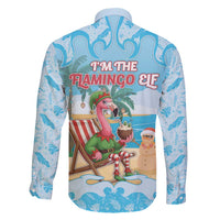 Christmas In July Family Matching Mermaid Dress and Hawaiian Shirt I Am The Flamingo Elf - Wonder Print Shop