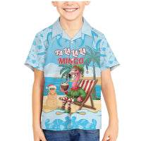 Christmas In July Family Matching Mermaid Dress and Hawaiian Shirt I Am The Flamingo Elf - Wonder Print Shop