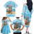 Christmas In July Family Matching Off The Shoulder Long Sleeve Dress and Hawaiian Shirt I Am The Flamingo Elf - Wonder Print Shop
