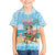 Christmas In July Family Matching Off Shoulder Maxi Dress and Hawaiian Shirt I Am The Flamingo Elf - Wonder Print Shop