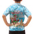 Christmas In July Family Matching Short Sleeve Bodycon Dress and Hawaiian Shirt I Am The Flamingo Elf - Wonder Print Shop
