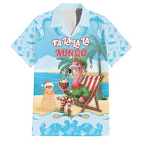Christmas In July Family Matching Short Sleeve Bodycon Dress and Hawaiian Shirt I Am The Flamingo Elf - Wonder Print Shop