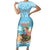 Christmas In July Family Matching Short Sleeve Bodycon Dress and Hawaiian Shirt I Am The Flamingo Elf - Wonder Print Shop