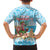 Christmas In July Family Matching Summer Maxi Dress and Hawaiian Shirt I Am The Flamingo Elf - Wonder Print Shop
