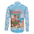 Christmas In July Family Matching Summer Maxi Dress and Hawaiian Shirt I Am The Flamingo Elf - Wonder Print Shop