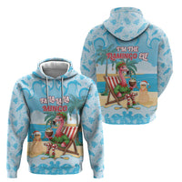 Christmas In July Hoodie I Am The Flamingo Elf - Wonder Print Shop
