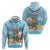 Christmas In July Hoodie I Am The Flamingo Elf - Wonder Print Shop