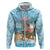 Christmas In July Hoodie I Am The Flamingo Elf - Wonder Print Shop