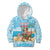Christmas In July Kid Hoodie I Am The Flamingo Elf - Wonder Print Shop