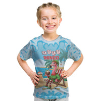 Christmas In July Kid T Shirt I Am The Flamingo Elf - Wonder Print Shop