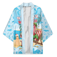 Christmas In July Kimono I Am The Flamingo Elf - Wonder Print Shop