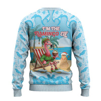 Christmas In July Ugly Christmas Sweater I Am The Flamingo Elf - Wonder Print Shop