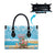 Christmas In July Leather Bag I Am The Flamingo Elf - Wonder Print Shop