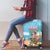 Christmas In July Luggage Cover I Am The Flamingo Elf - Wonder Print Shop