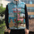 Christmas In July Sleeveless Puffer Jacket I Am The Flamingo Elf - Wonder Print Shop