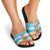 Christmas In July Slide Sandals I Am The Flamingo Elf - Wonder Print Shop