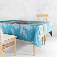 Christmas In July Tablecloth I Am The Flamingo Elf - Wonder Print Shop