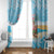 Christmas In July Window Curtain I Am The Flamingo Elf - Wonder Print Shop