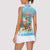 Christmas In July Women Sleeveless Polo Shirt I Am The Flamingo Elf - Wonder Print Shop