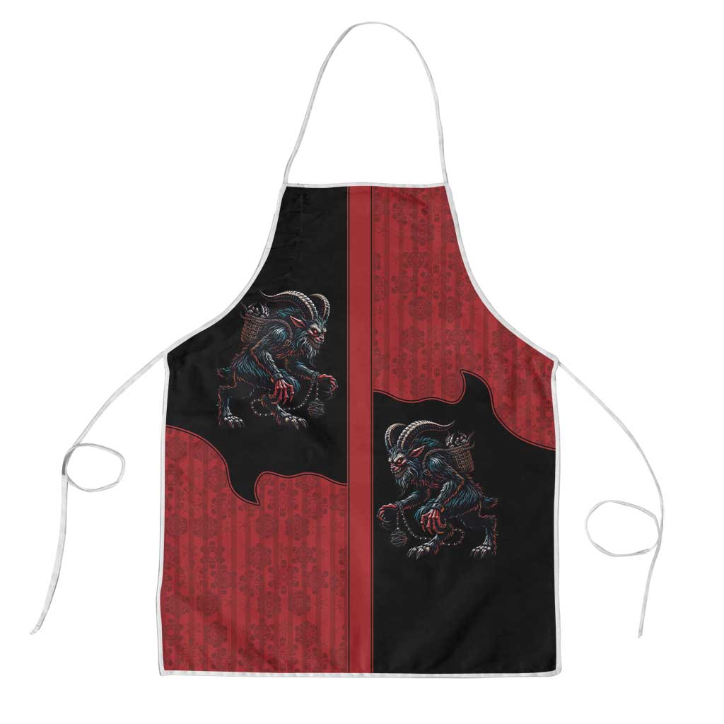Western Yoke Apron Krampus Christmas Horror Style - Wonder Print Shop