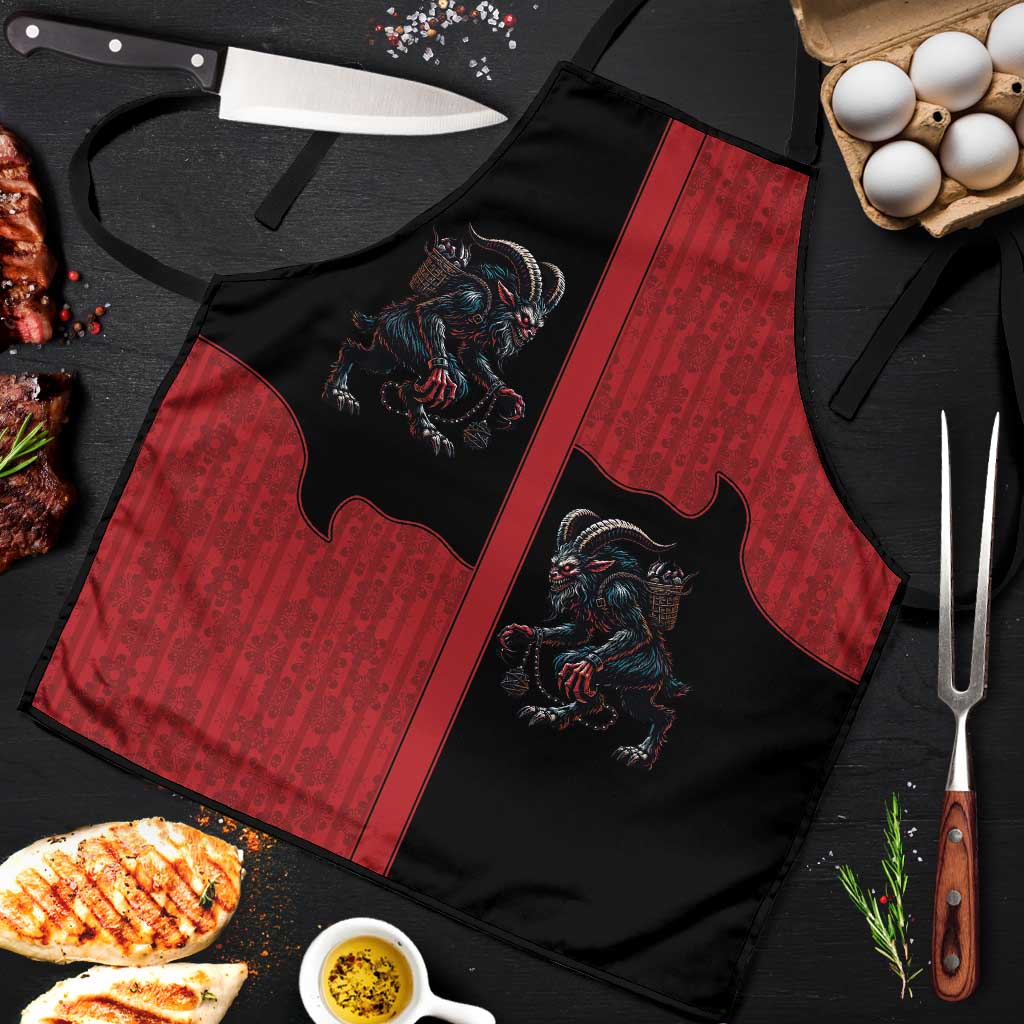 Western Yoke Apron Krampus Christmas Horror Style - Wonder Print Shop