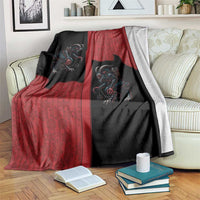 Western Yoke Blanket Krampus Christmas Horror Style - Wonder Print Shop