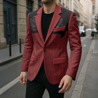 Western Yoke Blazer Krampus Christmas Horror Style - Wonder Print Shop