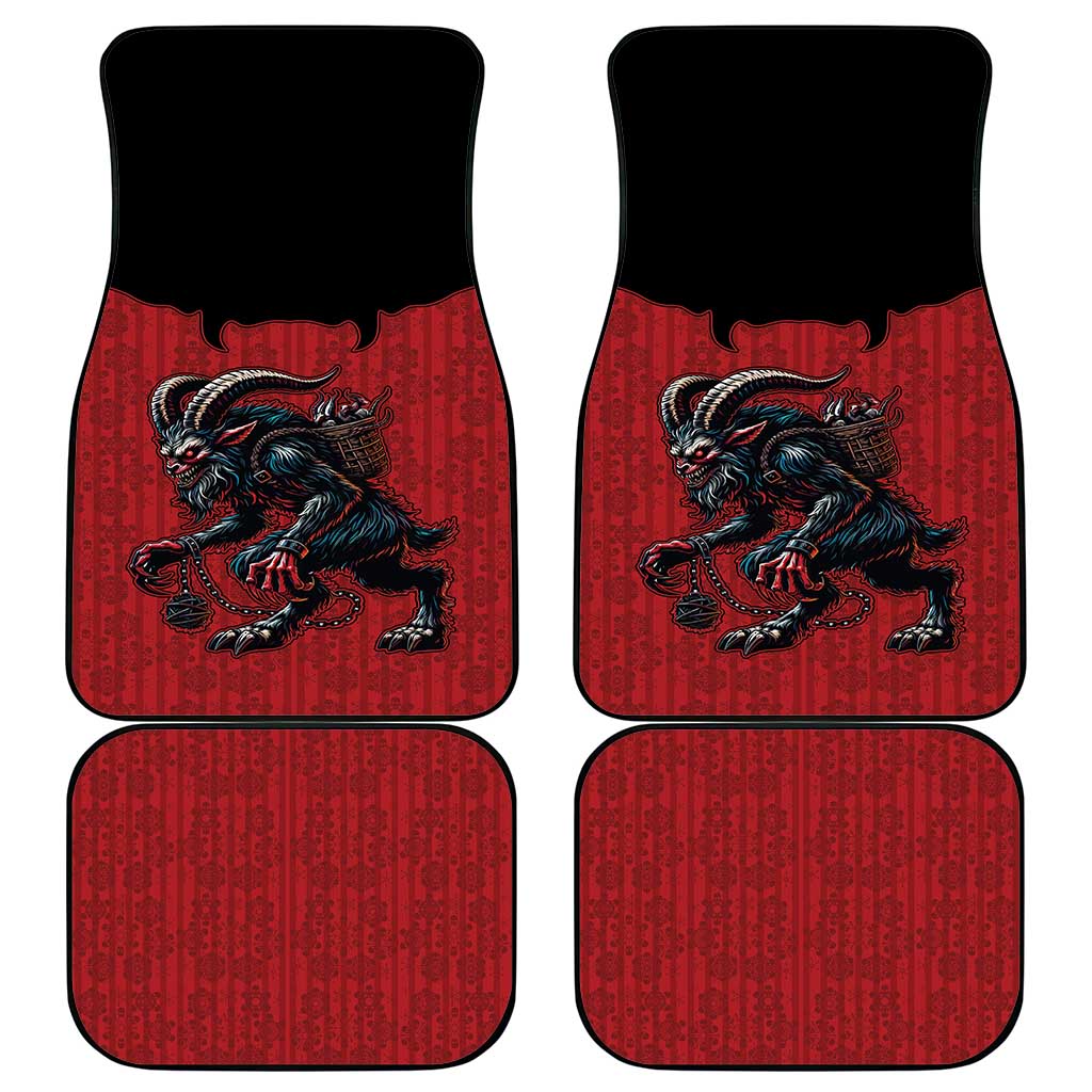 Western Yoke Car Mats Krampus Christmas Horror Style - Wonder Print Shop